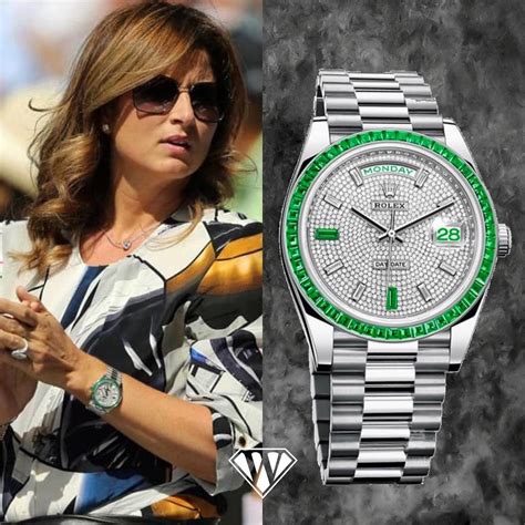 mirka federer rolex watch